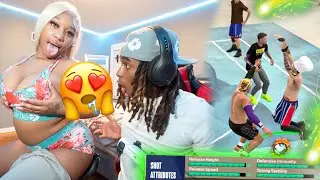 EVERY GREEN GETS MY BESTFRIEND N@K3D 💦🥰 1SHOT = 1👙 ON NBA 2K24 ft @ErickaB_  UGLY JUMPSHOT CHALLENGE