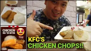 New KFC Chicken Chops (On-The-Spot) Review! Hindi siya nakakabitin!!