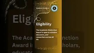 Academic Distinction Award | academicexcellenceawards.com