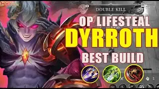 22 Kills!! OP Lifesteal Dyrroth Offlane Monster!! - Build Top 1 Global Dyrroth ~ MLBB