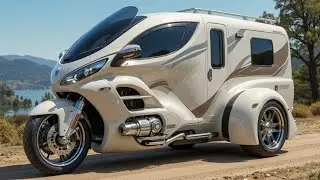  2025 Futuristic 3-Wheeled Motorcycle Camper Hybrid &ndash; The Ultimate Adventure Machine of the Future!