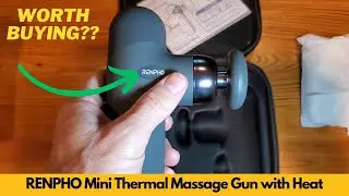 RENPHO Mini Thermal Massage Gun with Heat, Portable Deep Tissue Percussion Massager - Worth It?