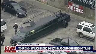 'Tiger King' Star Joe Exotic Expects Pardon From President Trump, Books Limo