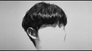 How to draw hair - demonstration