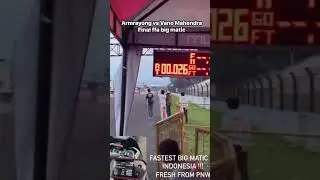 ARMRAYONG VS VANO MAHENDRA FINAL FFA BIG MATIC SERA #shorts #motor #fypage  #dragrace #500subs