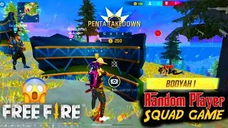 Random Player Squad Game With Best Character Skill! 😱Top 10 BR Rank Push Tips & Tricks #freefire