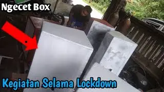 Cat Box Speaker Monitor Panggung (Abah sungut Minta Cat Pink Hello Kitty)