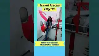 Day11: Hidden Travel Insurance Attached To Your Credit Card #shortvideo #travelvlogs #shrots #flight