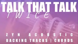 TALK THAT TALK - TWICE | Acoustic Karaoke | Chords