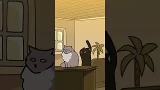 Sneak cat attack animation #shorts