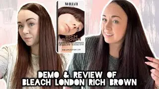 ДЕМОНСТРАЦИЯ И ОБЗОР КРАСКИ ДЛЯ ВОЛОС BLEACH LONDON RICH BROWN