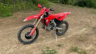 CRF250RX @ Insull Coal Camp (flattened trail head) 