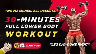 Build Powerful Legs With Just Dumbbells ,Full Lower Body Workout | No Machines #dumbleworkout #legs