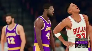 91' Los Angeles Lakers vs Chicago Bulls  | NBA 2K23 MJ vs Magic