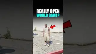 Действительно ли GTA 5 ощущается как игра с открытым миром? 🤔 #gta5