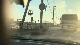 Driving in town