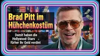 Brad Pitt im H&uuml;hnchenkost&uuml;m Damit haben die Hollywood Stars fr&uuml;her ihr Geld verdient