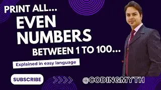 Print Even Numbers between 1 to 100 | Number programs in hindi |Number program in java class 10 ICSE