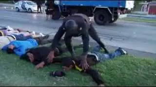 Disturbios tras el partido: 40 hinchas de Peñarol detenidos