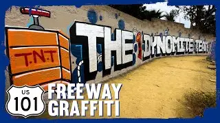 101 FREEWAY GRAFFITI - Night Owls on a Mission (Part 1) - CBS - BAMC - STP - RB - THL - DRS - MTA