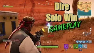 Fortnite Dire Solo Win Gameplay