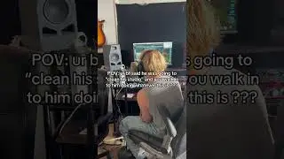 #wtf #funny #pov #lol #comedy #humor #procrastination #music #studio #producer #gear #messy