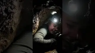 Cave Rescue: Girl Trapped in Narrow Passage &mdash; Intense Short Scene #shorts