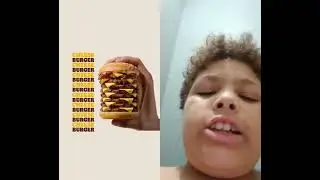 Burger cheese meat butt with me gone wrong