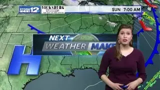 WJTV 12 Web Weather Forecast (04/03/2016)