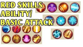 RED SKILL SHOWCASE / ACTIVE ABILITY /NORMAL ATTACK /ANIME ALLSTAR /BLOCKMAN GO