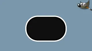 How to Add a Stroke to a Rounded Object in Gimp