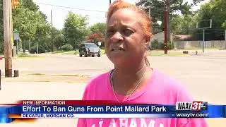 Effort To Ban Guns From Point Mallard Park