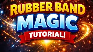 Rubber Band Magic Tutorial 😱#magictricks #rubber #tutorial