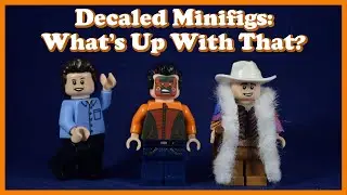 How You Can Make Your Own Custom Lego Minifigures: Decaled Lego Seinfeld Minifigs Review