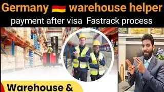 Germany 🇩🇪 warehouse helper work permit visa 7027112465 urgently required