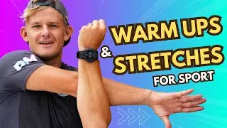 Warming up & stretching exercises (+learning muscles) for PE