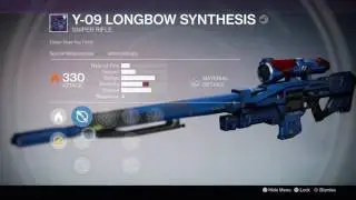 Destiny - I Got it!!! Longbow Synthesis
