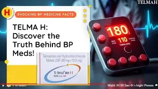 Telma H Tablet के SHOCKING Facts 😱 | BP Medicine Explained in 3 Minutes | Telmisartan + HCTZ
