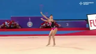 Fidan GURBANLI (AZE) - 25.350 - Clubs (Maças/Mazas ) Final - 3rd FIG RG Junior World Champ