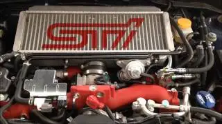 Perrin motor mount before and after Subaru STI