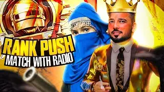 Historical & Funny Rank Push Match With FM Radio 😍 | Queeny & Radio 💕