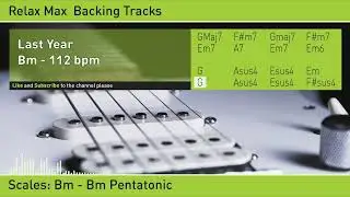 Last Year - Spacey Ballad - Backing track in Bm - 112 bpm