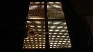 Сравнение Quantum Board 2700k, 3000k, 3500k, 4000k по цвету свечения