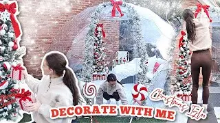 ✨ Christmas Decorate With Me 2023 | Decorating an igloo for Christmas!