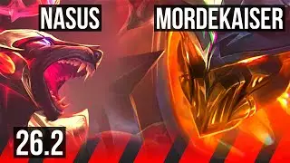 NASUS vs MORDEKAISER (TOP) | EUNE Challenger | 26.2