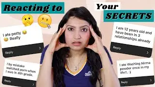 REACTING TO MY SUBSCRIBERS DEEPEST DARKEST SECRETS | Laughing Ananas