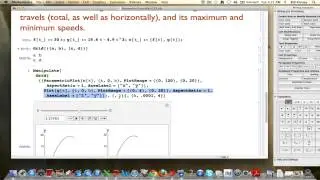 Parametric Curves, Part 23 (Modeling the trajectory of a ball (a 