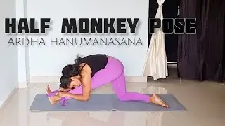 Ardha Hanumanasan in Yoga | Half Split Pose | Half Monkey Pose | Reverse Lunge Pose | Runner&rsquo;s Lunge