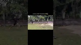 Long Jump 🏃&zwj;♂️🪖    #discipline #longjump #dream ##becomeasoldier #army #viral #viralvideo