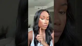 huda beauty easy bake for the win! #settingpowder #blackgirlmakeup #makeupforbeginners